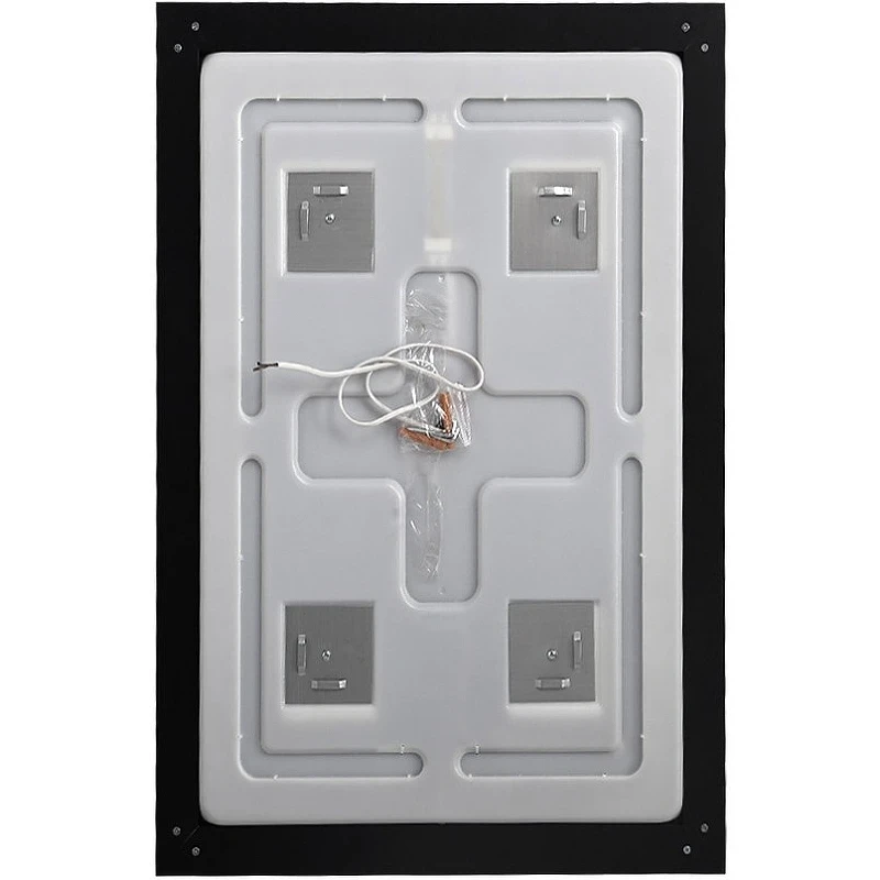 Зеркало BelBagno Kraft 50 SPC-KRAFT-500-900-SENS-NERO с подсветкой Черное с сенсорным выключателем стекло