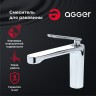 Смеситель для раковины Agger Beauty A2602100 Хром латунь