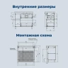 Тумба с раковиной Aquanet Nova Lite 2.0 90 L 365925 цвет Дуб рустикальный