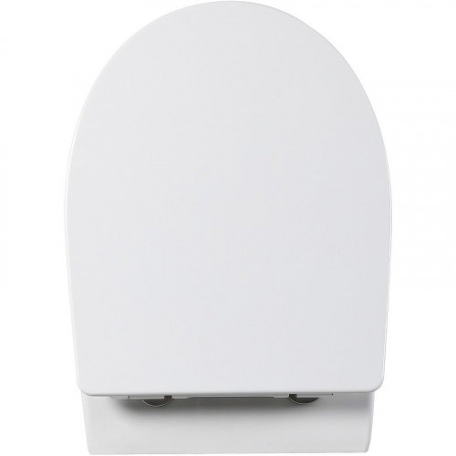 Комплект унитаза с инсталляцией Orange CI07-100W+APB100 с сиденьем Микролифт и клавишей смыва Хром глянцевый фарфор подвесной