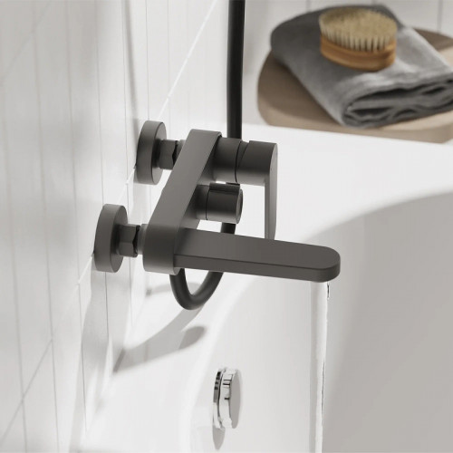 Смеситель для ванны Pragma Olako 902760.OLK3.BFBS.020-2 цвет Черный матовый