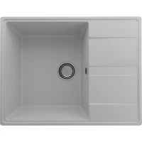 Кухонная мойка Ulgran Quartz Prima 650-04 Платина искусственный камень (литьевой мрамор) встраиваемый