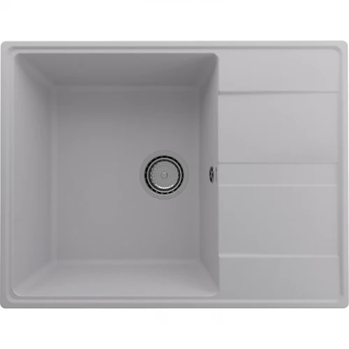 Кухонная мойка Ulgran Quartz Prima 650-04 Платина искусственный камень (литьевой мрамор) встраиваемый