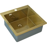 Кухонная мойка ZorG Bronze SZR-51 BRONZE Бронза нержавеющая сталь встраиваемый