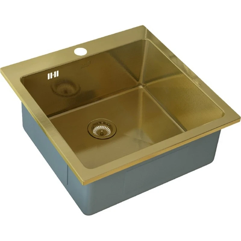 Кухонная мойка ZorG Bronze SZR-51 BRONZE Бронза нержавеющая сталь встраиваемый