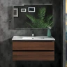 Тумба под раковину Boheme Armadi Art Capolda 100 849-100-D подвесная Dark wood МДФ / ЛДСП