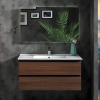 Тумба под раковину Boheme Armadi Art Capolda 100 849-100-D подвесная Dark wood МДФ / ЛДСП