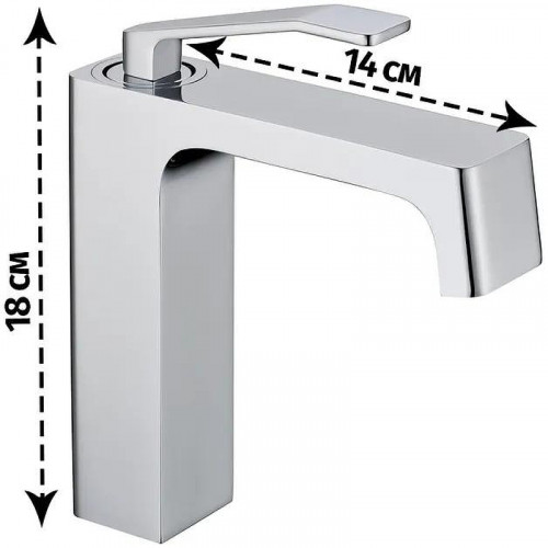 Смеситель для раковины Grocenberg GB2090CR Хром