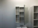 Зеркальный шкаф Comforty Прага 60 00004147599 Дуб белый МДФ / ЛДСП, стекло