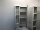 Зеркальный шкаф Comforty Прага 60 00004147599 Дуб белый МДФ / ЛДСП, стекло