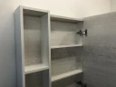 Зеркальный шкаф Comforty Прага 60 00004147599 Дуб белый МДФ / ЛДСП, стекло