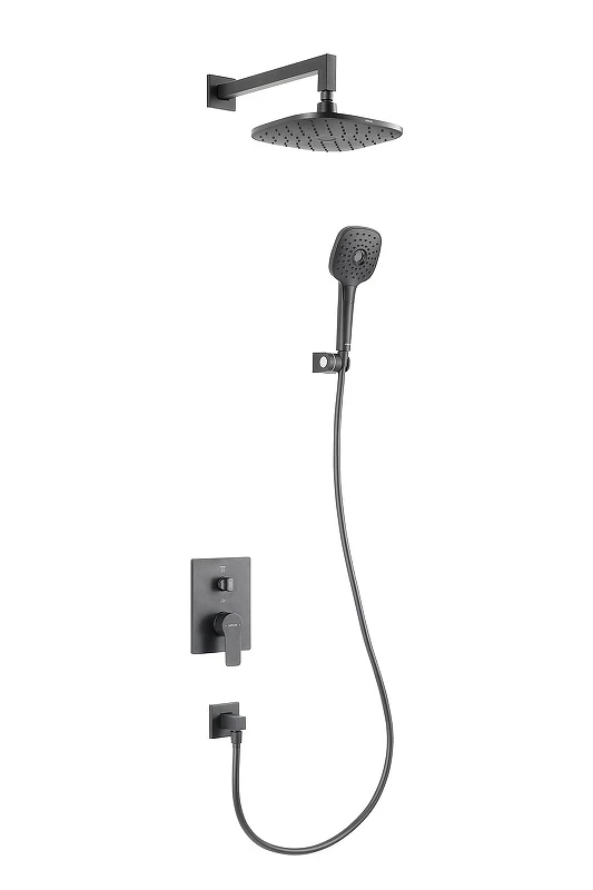 Душевая система Arrow ARQ1201HUMB цвет Черный матовый