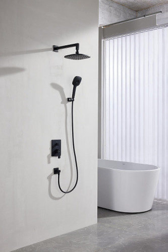 Душевая система Arrow ARQ1201HUMB цвет Черный матовый