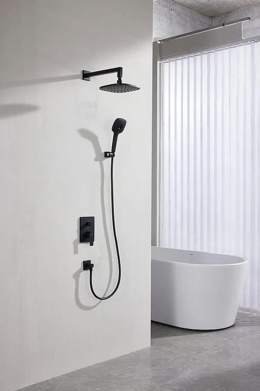 Душевая система Arrow ARQ1201HUMB цвет Черный матовый