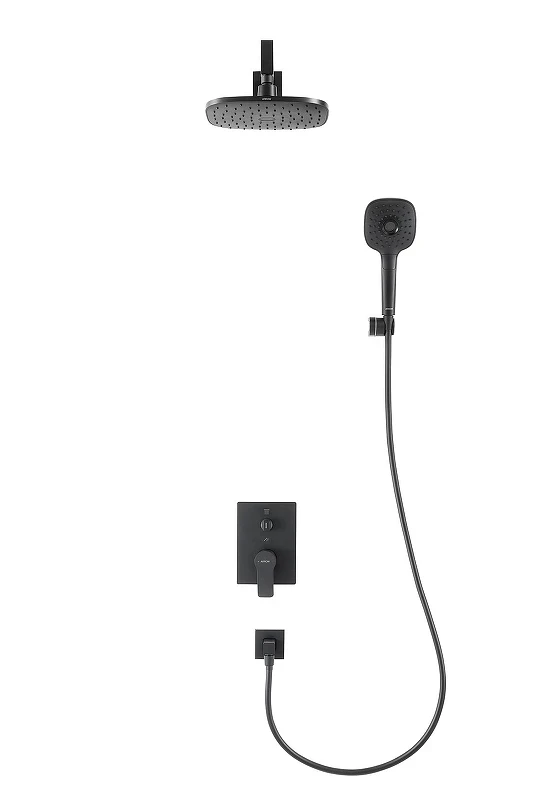 Душевая система Arrow ARQ1201HUMB цвет Черный матовый