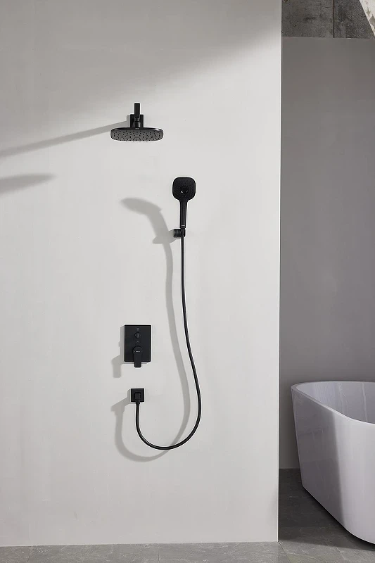 Душевая система Arrow ARQ1201HUMB цвет Черный матовый