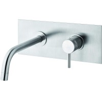 Смеситель для раковины Paffoni Light LIG106ST Сталь латунь встраиваемый