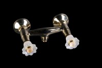 Смеситель для душа Boheme Camelia 294 Золото латунь на стену