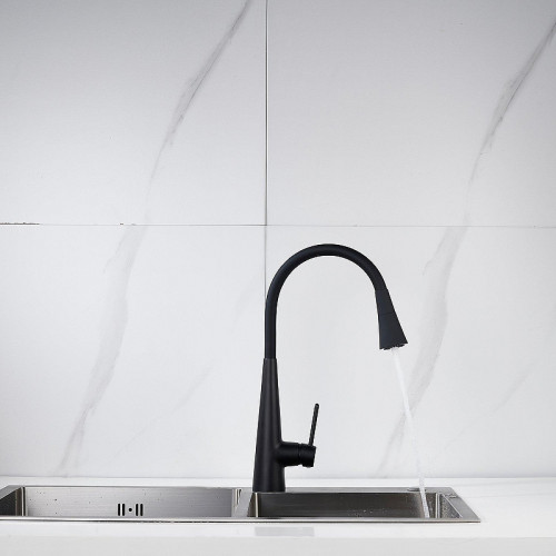 Смеситель для кухни Rose R213H цвет Черный