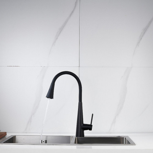 Смеситель для кухни Rose R213H цвет Черный