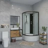 Душевая кабина Niagara Classic 80х80 NG-6707-14BK без гидромассажа