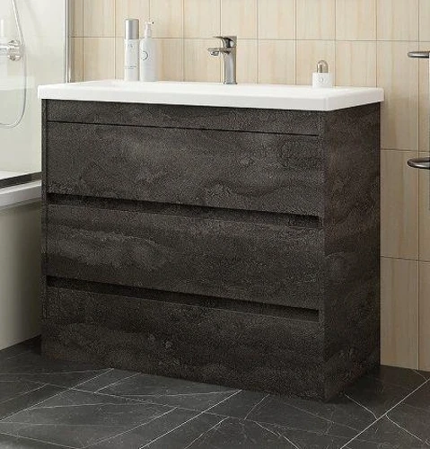 Тумба под раковину Art&Max Family M 90 FAMILY-M-900-3C-PIA-IS цвет Железный камень