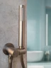 Душевая система AltroBagno Unione 040108 GM цвет Оружейная сталь