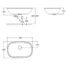 Раковина-чаша Grohe Eurostyle 50 39216000 Альпин-белый фарфор накладная