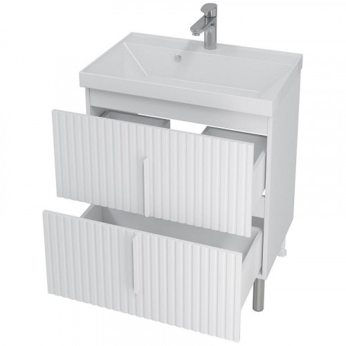 Тумба под раковину СанТа Юпитер 70 700363 Белый глянец