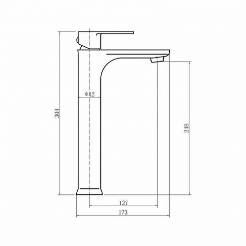 Смеситель для раковины Fashun A51219-17 цвет Графит