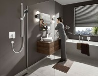 Смеситель для раковины Hansgrohe Vivenis 75012700 Белый матовый латунь