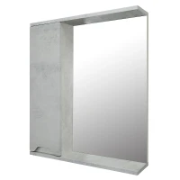 Зеркало со шкафом Loranto Florena 60 L CS00086983 цвет Светлый бетон