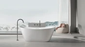 Ванна из искусственного камня AltroBagno Fiorina 170x75 090216 цвет Белый