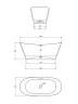 Ванна из искусственного камня AltroBagno Fiorina 170x75 090216 цвет Белый