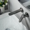 Смеситель для раковины Shevanik S43T S4341T цвет Оружейная сталь