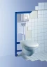 Унитаз с инсталляцией AQUAme AQM2004 + Grohe Rapid SL 38775001 с сиденьем Микролифт и клавишей смыва Хром