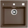 Кухонная мойка Alveus Granital+ Formic 20 Chocolate G03M 520x510x200 1103764 Шоколад искусственный камень (литьевой мрамор) встраиваемая сверху, встраиваемая снизу