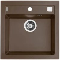 Кухонная мойка Alveus Granital+ Formic 20 Chocolate G03M 520x510x200 1103764 Шоколад искусственный камень (литьевой мрамор) встраиваемая сверху, встраиваемая снизу