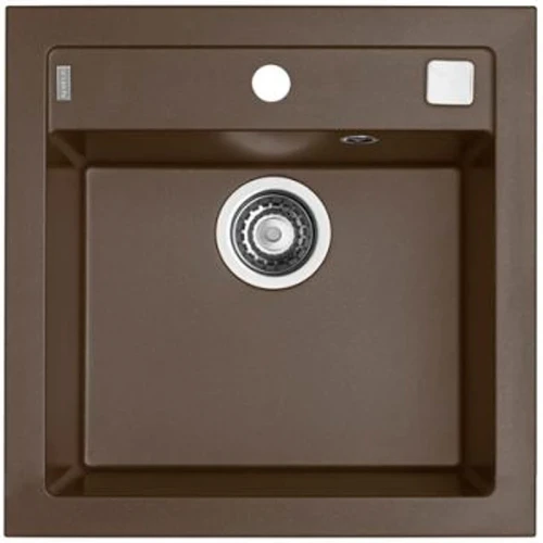 Кухонная мойка Alveus Granital+ Formic 20 Chocolate G03M 520x510x200 1103764 Шоколад искусственный камень (литьевой мрамор) встраиваемая сверху, встраиваемая снизу