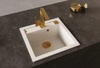 Кухонная мойка Alveus Granital+ Formic 20 Chocolate G03M 520x510x200 1103764 Шоколад искусственный камень (литьевой мрамор) встраиваемая сверху, встраиваемая снизу