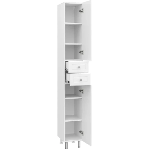 Шкаф пенал Misty Мисти 26 R Э-05026-01НжП Белый