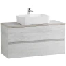 Тумба под раковину Cezares Molveno 46 80 MOLVENO 46-80-2C-SO-LB подвесная Legno Bianco МДФ / ЛДСП