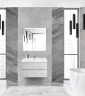 Тумба под раковину Cezares Molveno 46 80 MOLVENO 46-80-2C-SO-LB подвесная Legno Bianco МДФ / ЛДСП