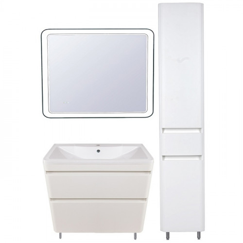 Тумба под раковину Style Line Атлантика Люкс Plus 90 СС-00002212 Антискрейч МДФ / ЛДСП