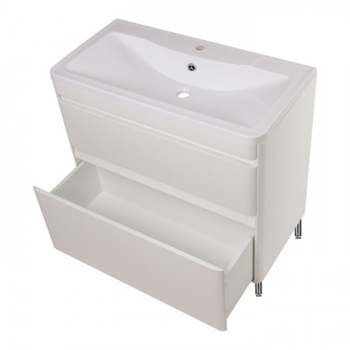 Тумба под раковину Style Line Атлантика Люкс Plus 90 СС-00002212 Антискрейч МДФ / ЛДСП