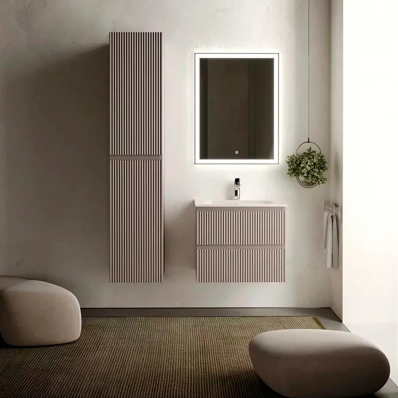 Тумба под раковину Sancos Snob R 60 SNR60SM подвесная Doha Soft МДФ / ЛДСП