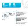 Смеситель для душа Grohe Grohtherm 800 Cosmopolitan 34765000 с термостатом Хром латунь на стену