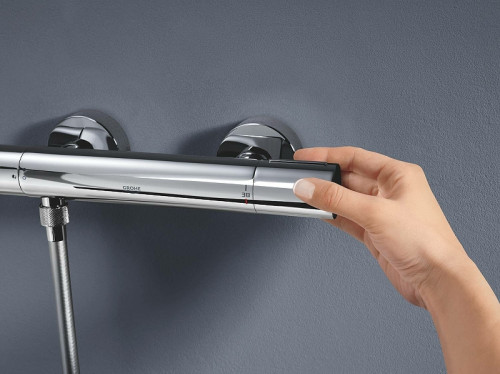 Смеситель для душа Grohe Grohtherm 800 Cosmopolitan 34765000 с термостатом Хром латунь на стену