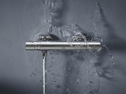 Смеситель для душа Grohe Grohtherm 800 Cosmopolitan 34765000 с термостатом Хром латунь на стену