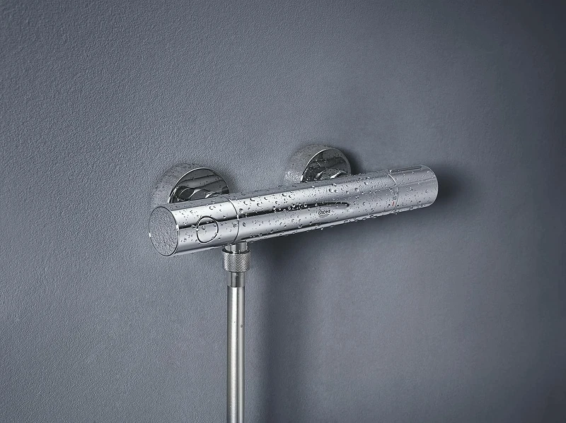 Смеситель для душа Grohe Grohtherm 800 Cosmopolitan 34765000 с термостатом Хром латунь на стену